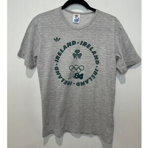 RARE Vintage Adidas Olympics LA 1984 Ireland T-Shirt, Made in Germany